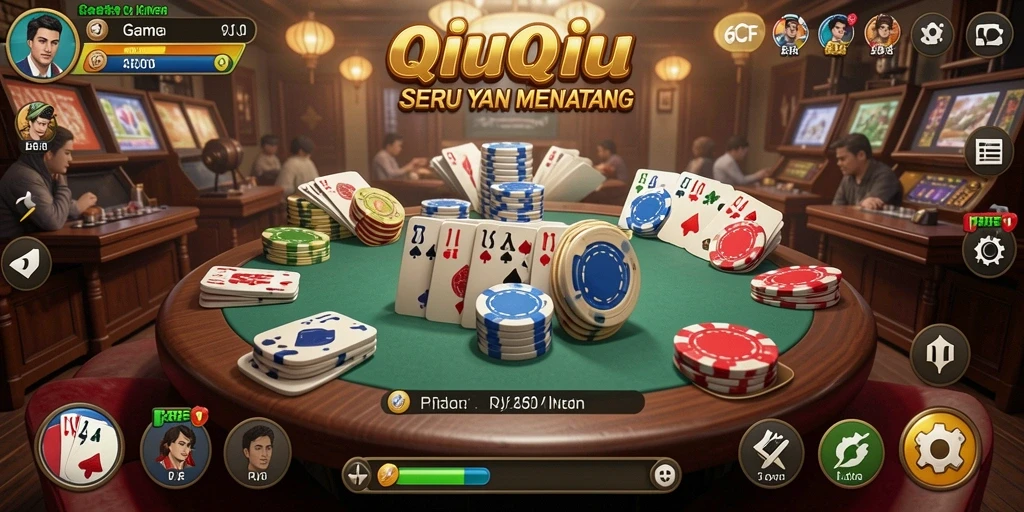Gameplay QiuQiu yang seru dan menantang di 6CF.