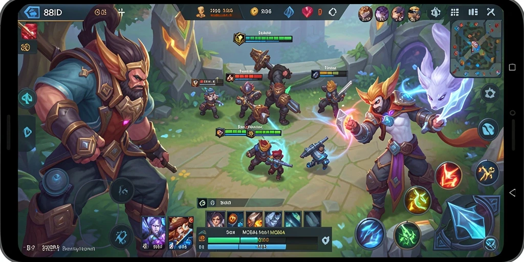 Tampilan gameplay seru dan mendebarkan dari 88ID.