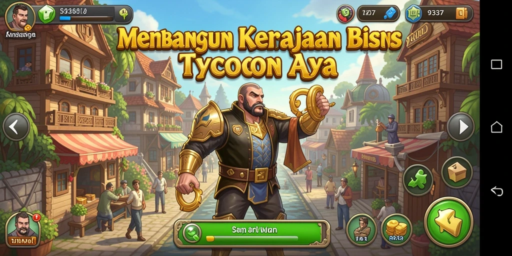 Gameplay seru 93337 dengan berbagai strategi bisnis.