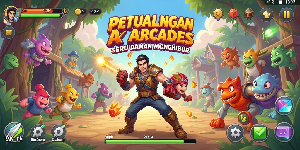 Tampilan gameplay seru dan menegangkan dari 9ZK.