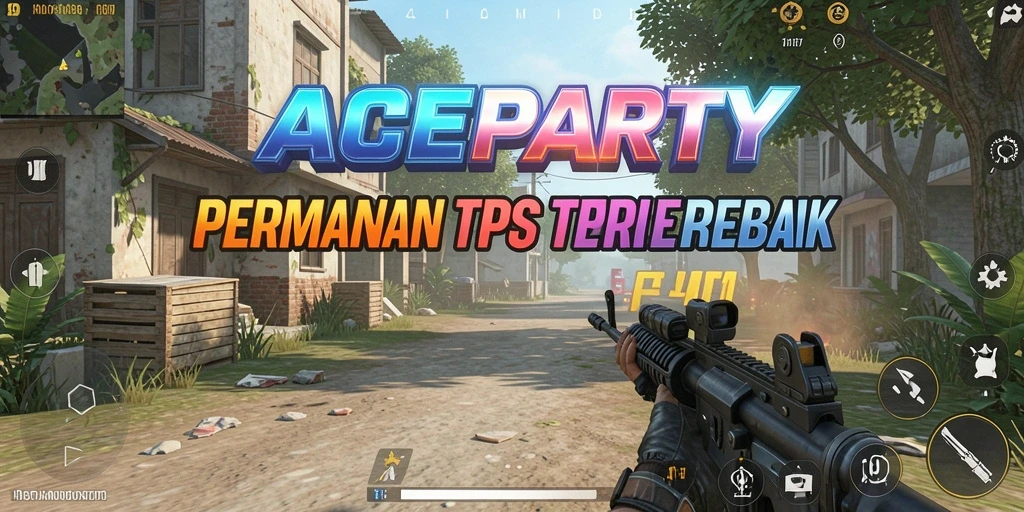 Tampilan permainan TPS yang penuh aksi di ACEPARTY.