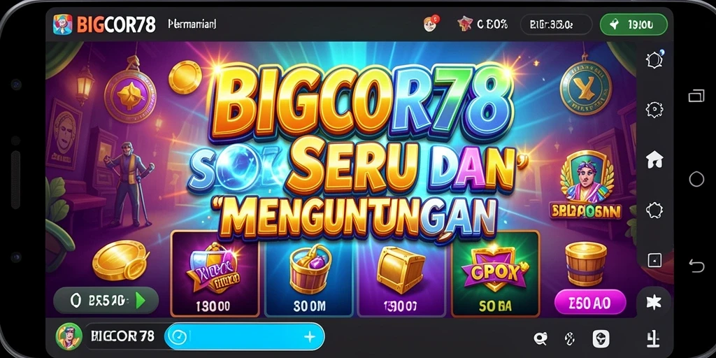 Tampilan gameplay menarik dari BIGCOR78 dengan fitur slot yang menghibur.