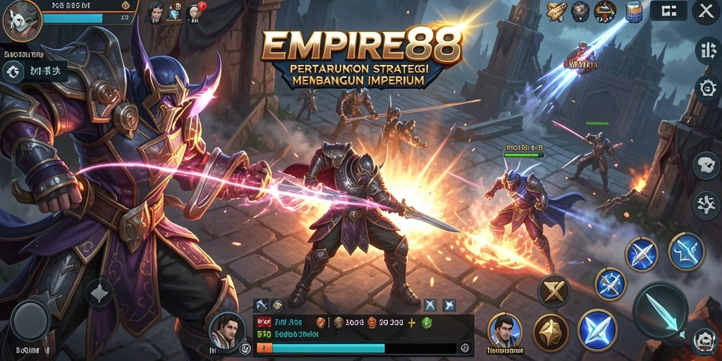 Tangkapan layar dari gameplay strategis yang mendebarkan.