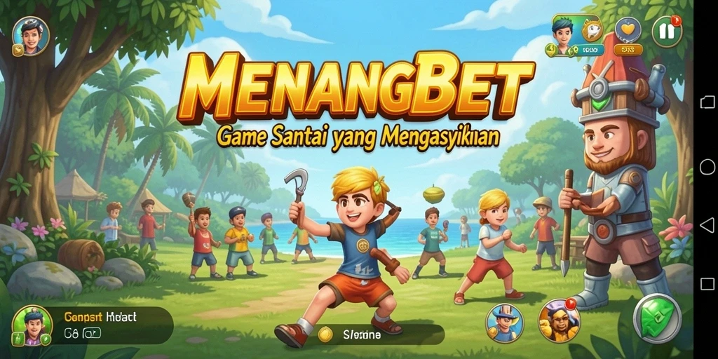 Tampilan gameplay menarik dari MENANGBET yang penuh warna.