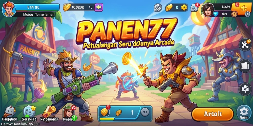 Screenshot gameplay PANEN77 yang menarik dengan tantangan seru.