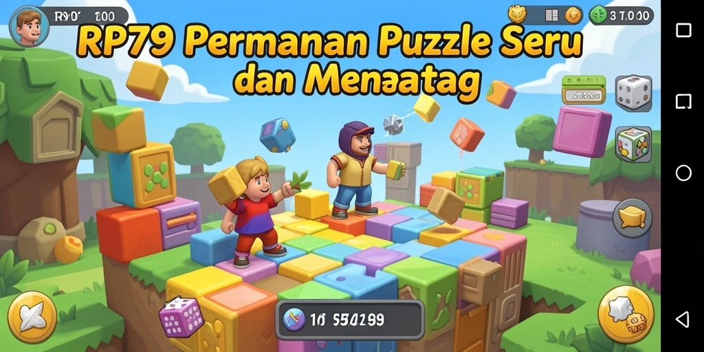 Tampilan gameplay RP79 dengan puzzle yang menantang dan visual menarik.