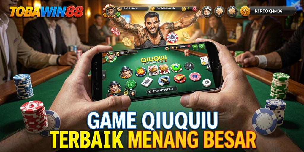 Tangkapan layar gameplay seru di TOBAWIN88 QiuQiu.