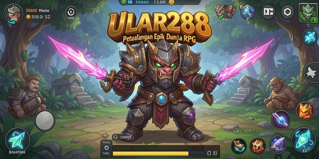 Screenshot ULAR288 menampilkan aksi mendebarkan dalam gameplay RPG.
