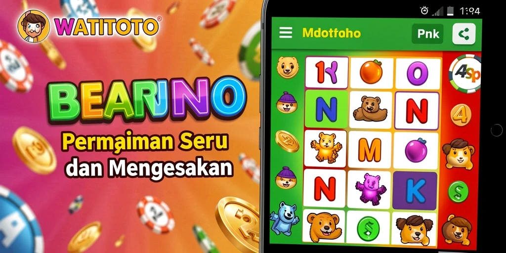Tampilan permainan Bingo yang menarik dan penuh warna di WATITOTO.