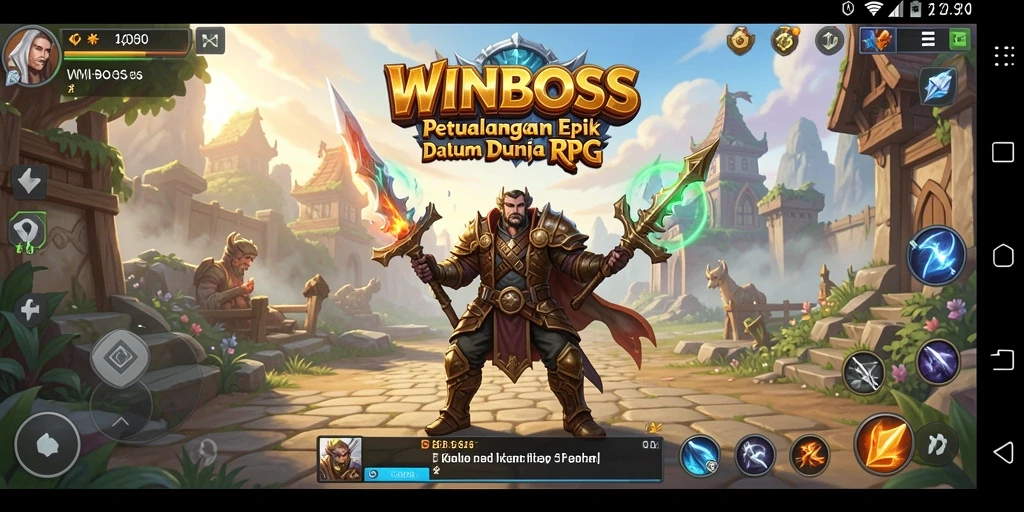 Tampilan gameplay <strong>WINBOSS</strong> yang menegangkan dan penuh strategi.